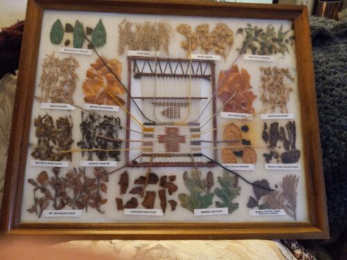 Large 16 Color Navajo Dye Chart attributed to Judith Myers. - Picture 1 of 8