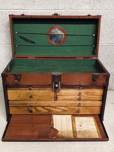 box machinist drawer chest machines tool metal wood