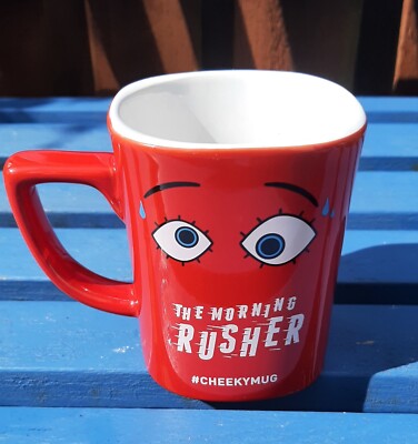 Nescafe Retro Rot Kaffeebecher The Morning Rusher Sammlerstück