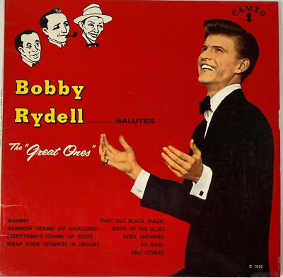 Bobby Rydell Salutes the Great Ones Vinyl LP Album (1961 Cameo C 1010) EX Cond