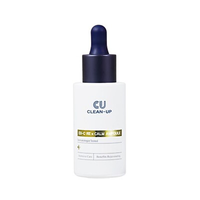 CUSKIN CU Clean-up EX-C RE n CALM Ampoule 1.01oz / 30ml Anti-Wrinkle K-Beauty