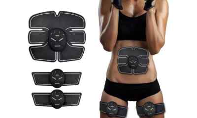EMS Workout Set Bauch-, Arme- & Beintrainer Muskelstimulator für Männer & Frauen