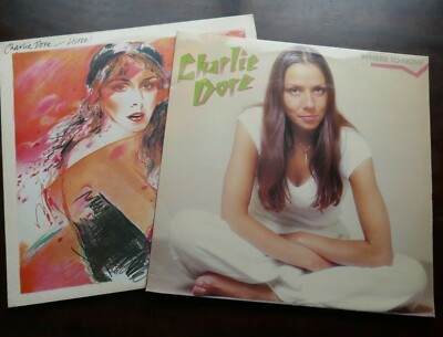 CHARLIE DORE LP'S ' WHERE TO NOW & LISTEN 'NR MINT !