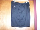 Ladies KAREN SCOTT SPORT Black Shorts Front Zip Closure 18W EUC 2 front pkts — photo 1