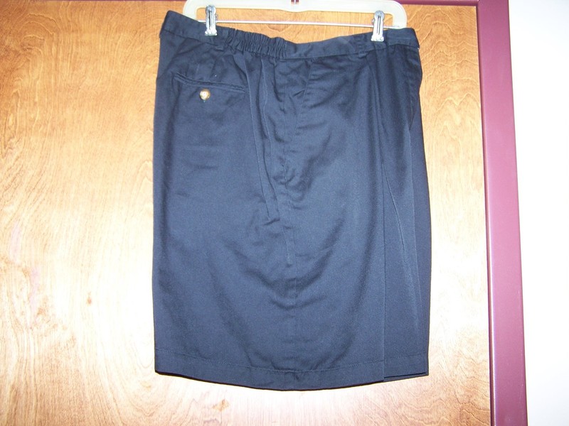 Ladies KAREN SCOTT SPORT Black Shorts Front Zip Closure 18W EUC 2 front pkts