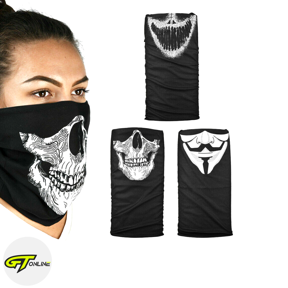 Rebellious Easter 特典Face of Fact/シャツ/マスク Oxford Comfy Face Mask Neck Tube Scarf Warmer Skull Guy Fawkes