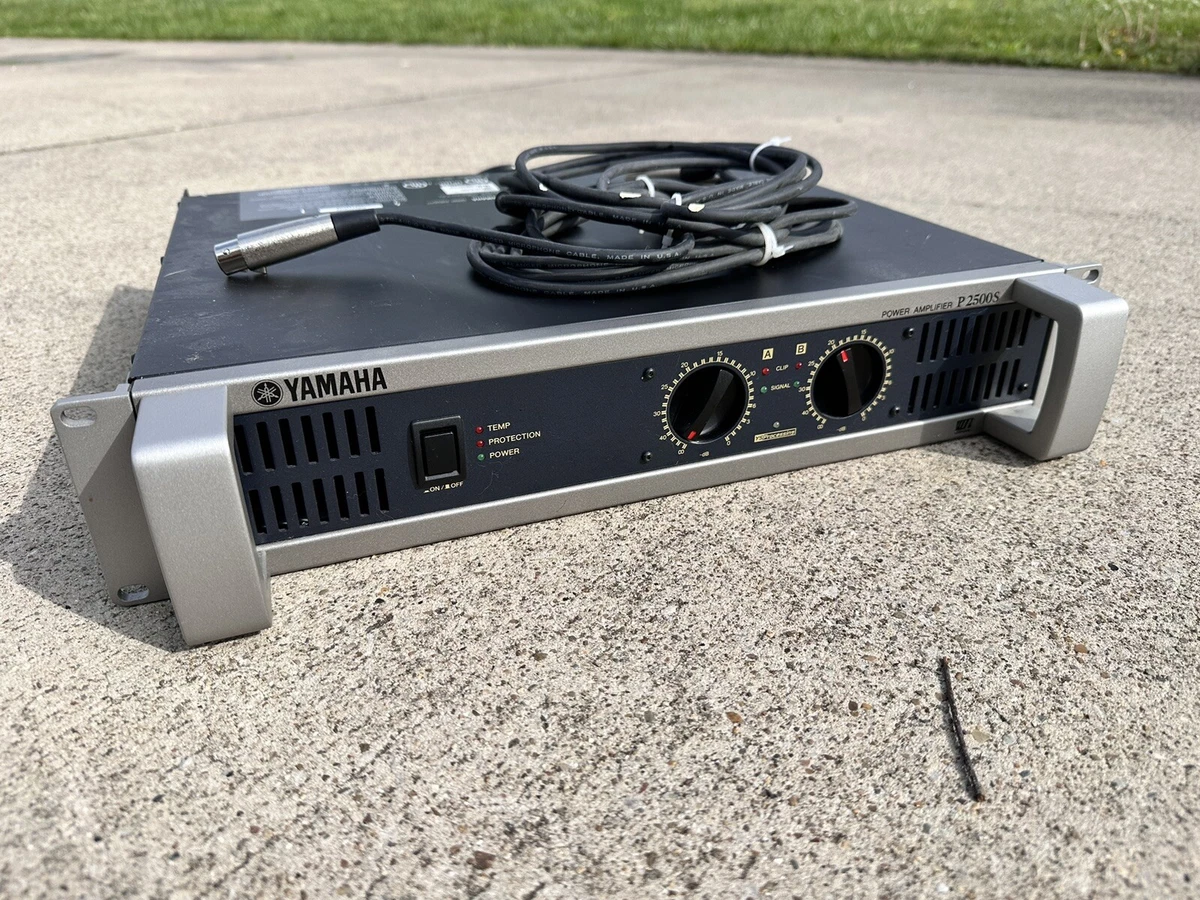 Yamaha P2500S Two-Channel Power Amplifier (church owned) w.XLR cables