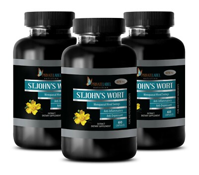 energy boost capsules - ST. JOHN'S WORT EXTRACT - immune support herbs 3B