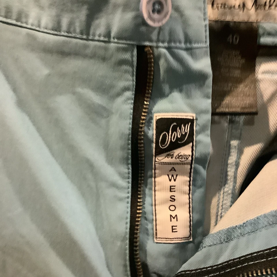 Travis Matthew 高尔夫短裤男式 40 码弹力蓝色 — 第 4/4 张图片