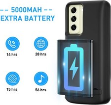External Battery Case Backup Power bank Charging Cover For Samsung Galaxy S21 FE