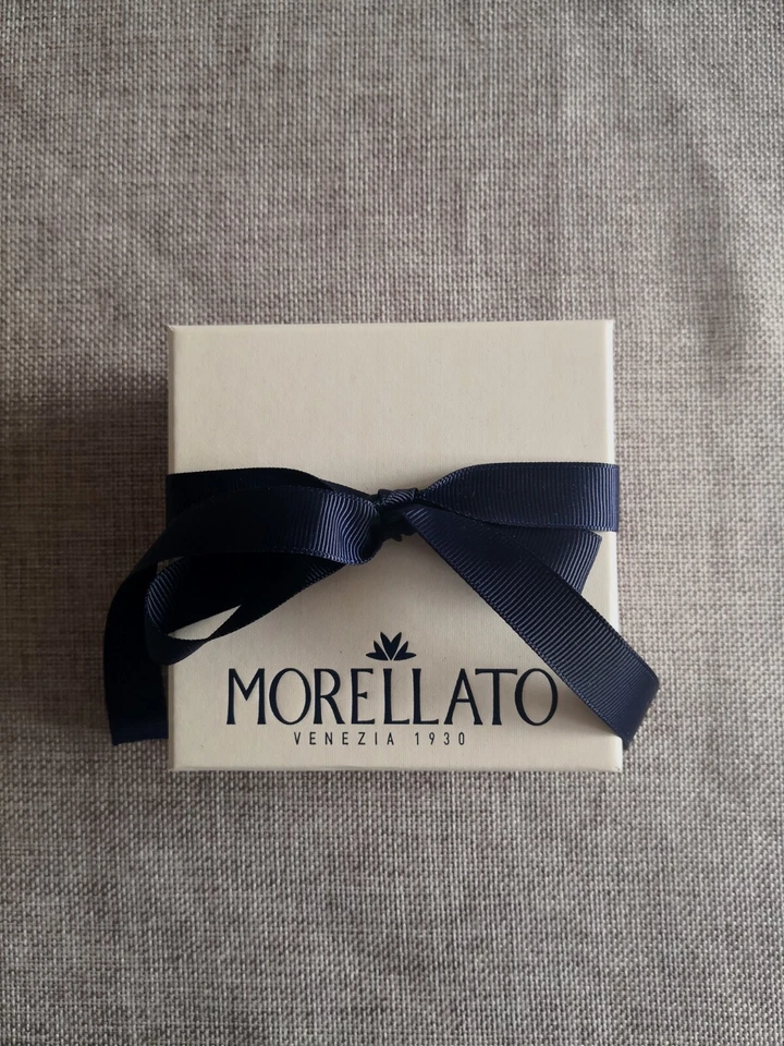 Collana Morellato Drops, mai indossata, acciaio e cristalli, con due Charm - Immagine 4 di 4