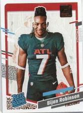 BIJAN ROBINSON 2023 DONRUSS RATED ROOKIE FALCONS #4 RC A2