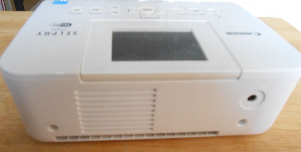 Cannon CP910 White Selphy Photo Printer with WiFi and Power Adapter