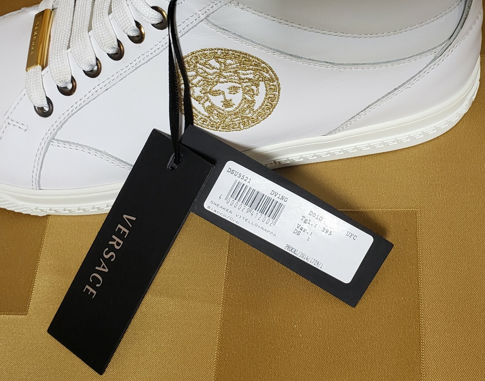 versace sneaker vitello