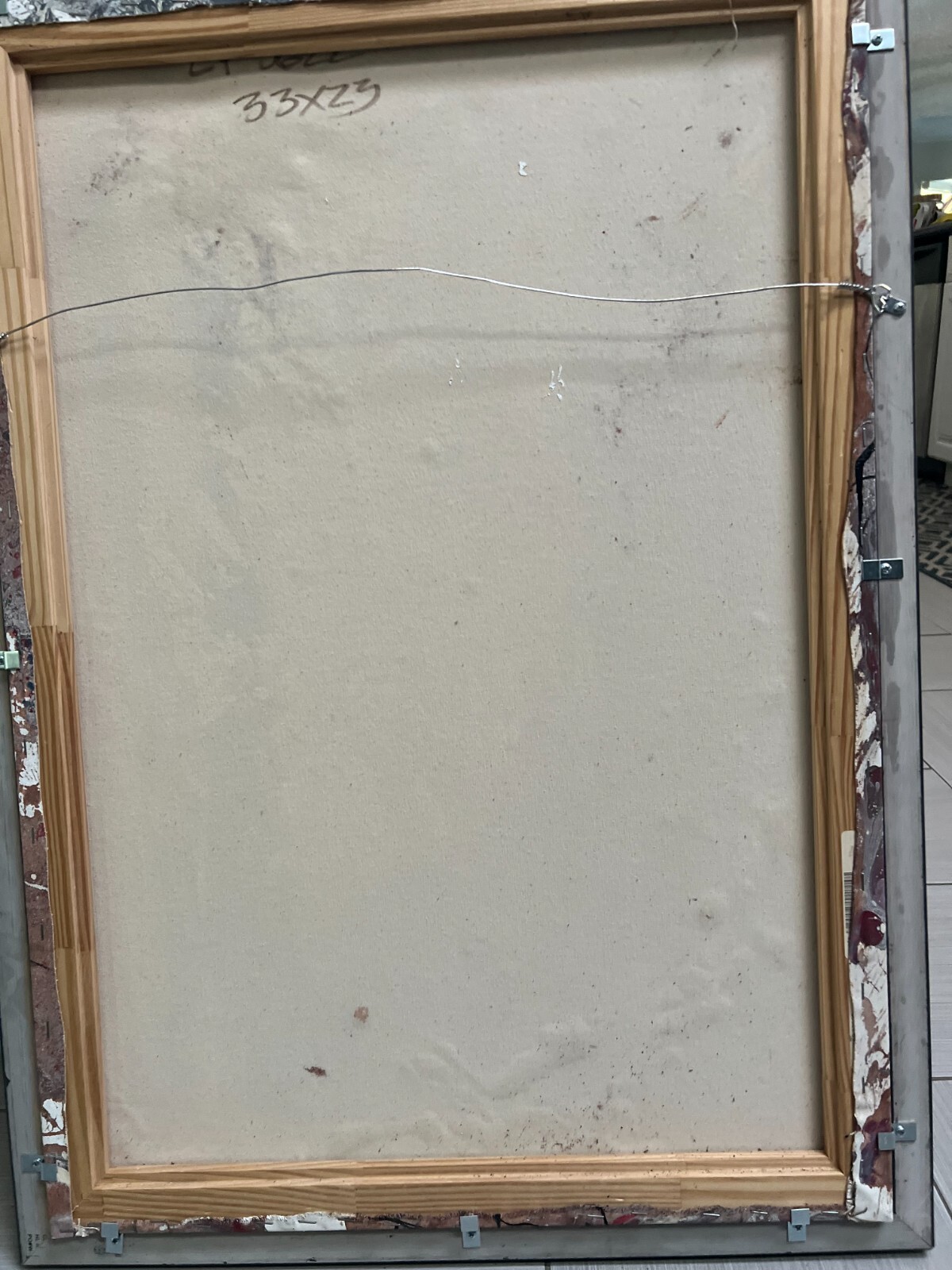 GINO HOLLANDER (19242015) STUNNING ACRYLIC ON CANVAS LARGE FRAMED eBay