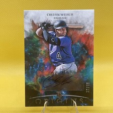 2022 Panini Chronicles Origins Signatures #OA-CW Colton Welker RC ~ 37/49 AUTO