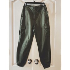 Wild Fable Pants Womens Size 2 Joggers Cargo Olive Color NWT