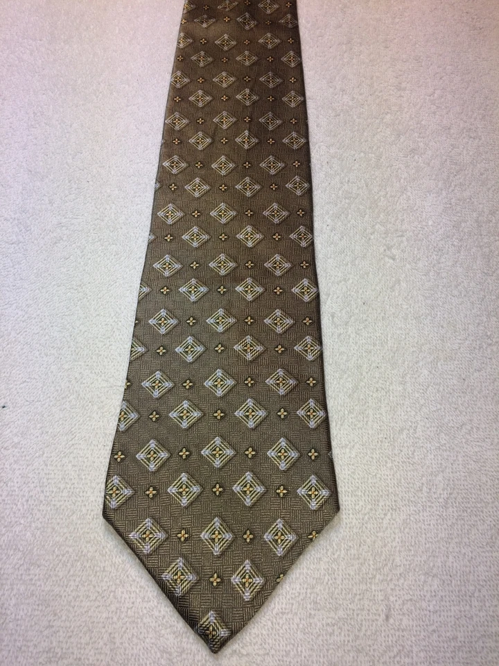 CORBATA HOMBRE NAUTICA BEIGE CON ORO 4 X 57 Foto 2 de 4