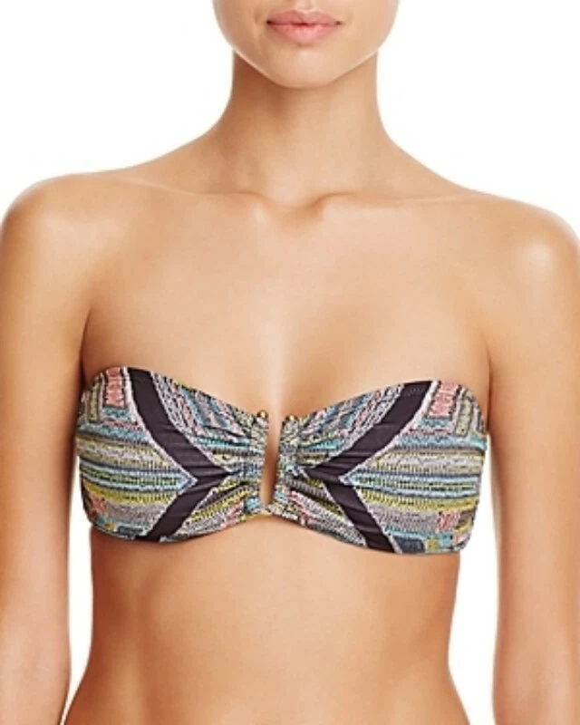 Ella Moss 257342 Women Sea Bead Bandeau Bikini Top Swimwear Size X-Small - Image 2 of 2