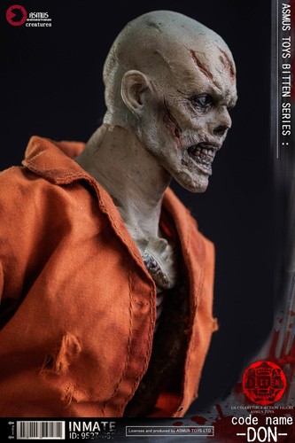 IN STOCK ASMUS TOYS BIT004A 1/6 Prisoner Zombie Dave Collectible Action Figure - Picture 12 of 24