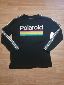 polaroid crop top long sleeve