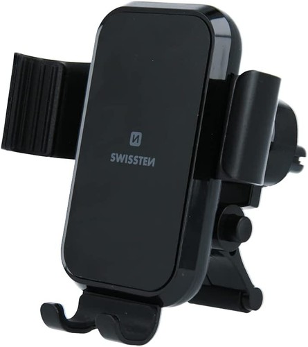 SWISSTEN Air Vent Universal Gravity Car Smartphone 360° Holder - Black - 第 1/7 張圖片
