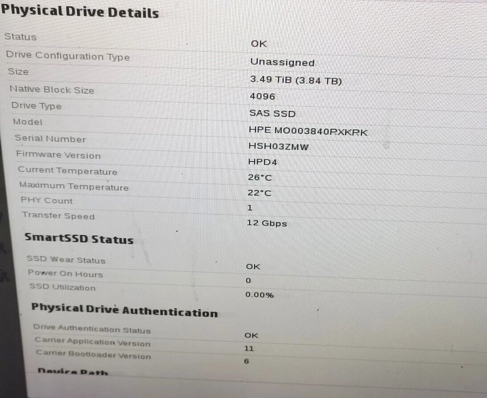 NEW HPE / Seagate 2.5″ 3.84TB P36996-003 M0003840RXKRK SAS 12Gb/s Server SSD - Image 2 of 2