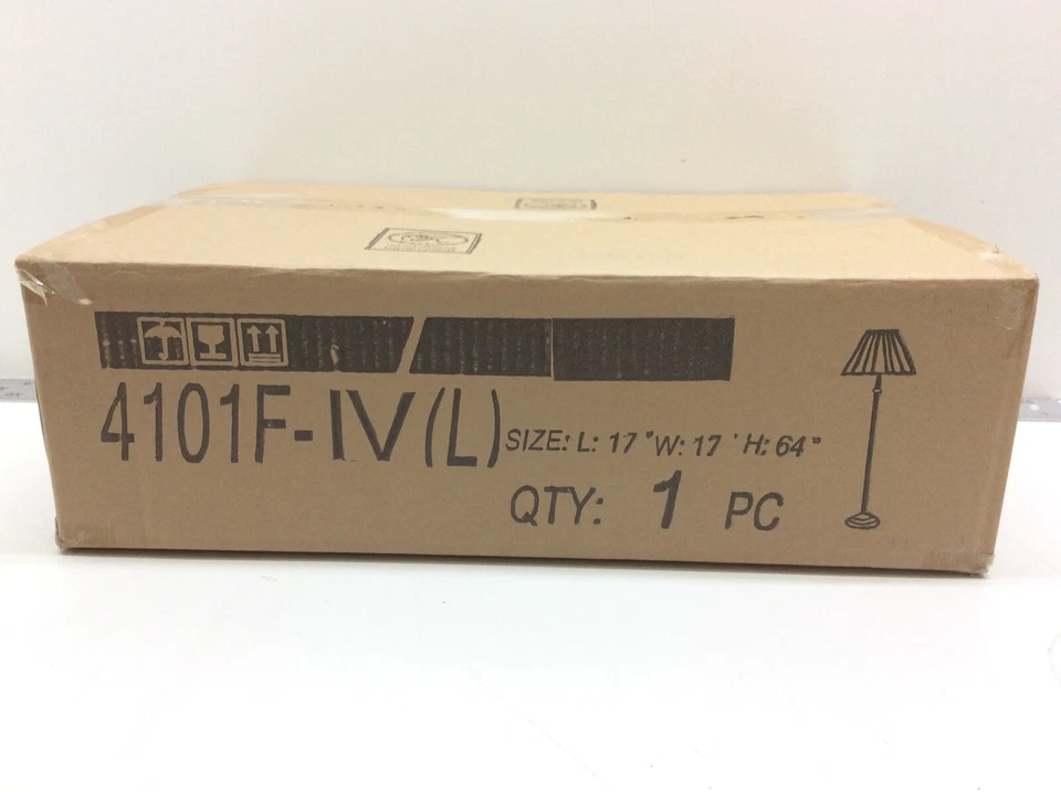 Lámpara de pie de porcelana OK Lighting OK-4101F-IV marfil Foto 2 de 4
