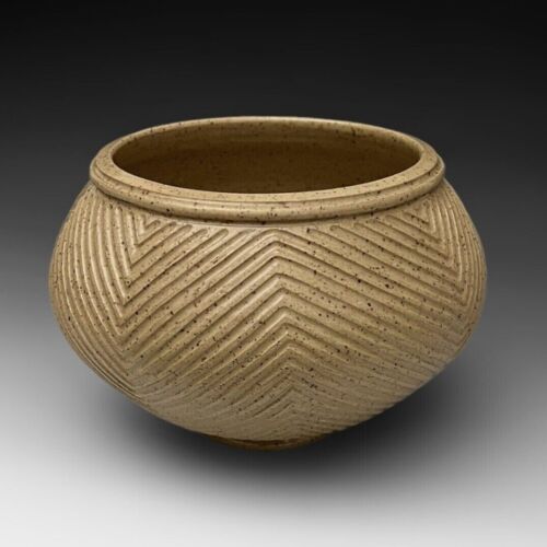 Tazón de cerámica tallada - cerámica Ben Gufford - cerámica de Carolina del Norte - Imagen 1 de 4