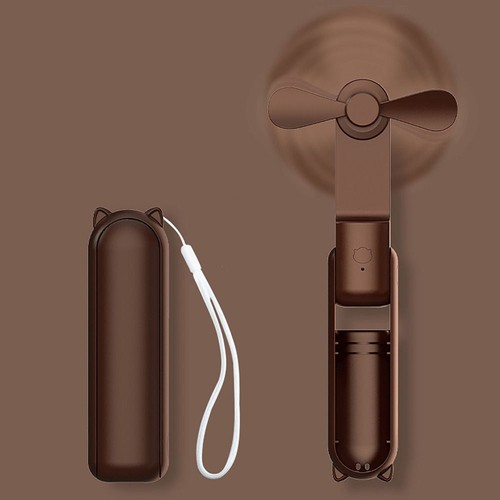 Adjustable Fan Speeds Pocket Folding Fan Air Cooling Fan Hot Summer - Picture 9 of 11
