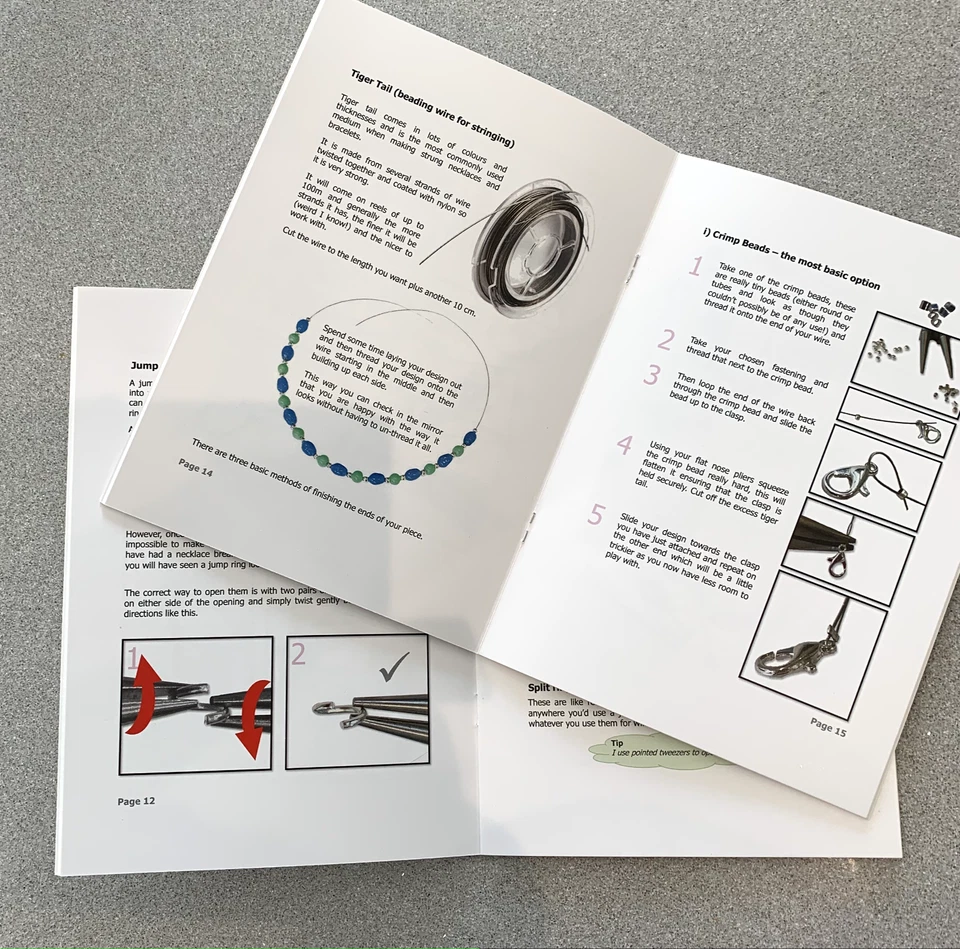 Starting Out - A Beginner's Guide to Making Beaded Jewellery - Limited Free P&P  - Image 2 of 3