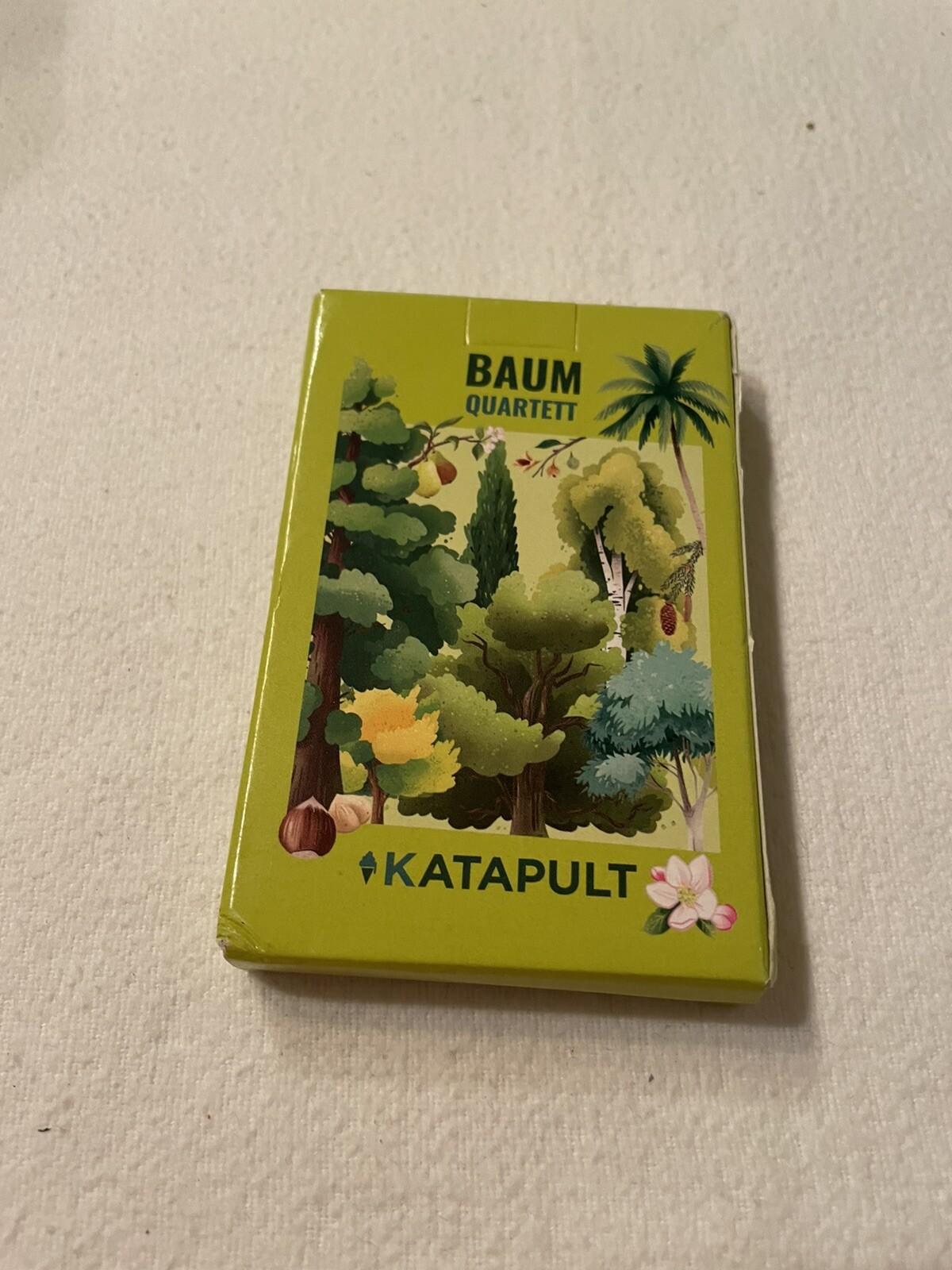 Thumbnail - S036 Katapult Kartenspiel Baum Quartett Wald - Neu Und Ovp