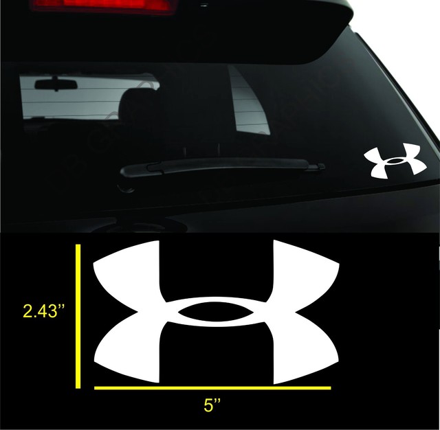 UNDER ARMOUR Vinyl Decal Sticker windshied CUSTOM Available YETI armor