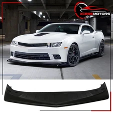 Fits 14-15 Chevy Camaro Z28 Style Front Bumper Lip Lower Spoiler Unpainted PU