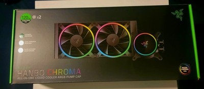 BRAND NEW Razer Hanbo Chroma RGB 240mm AIO Liquid Cooler with ARGB Pump Cap