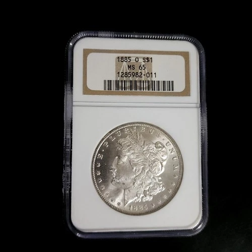 1885 O $1 Morgan Silver Dollar NGC MS65
