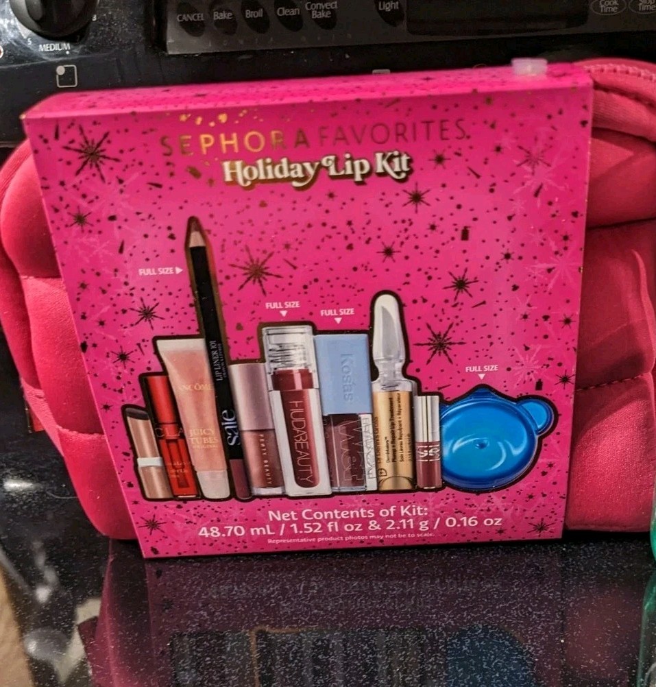 Sephora Favorites Lip Value Set Holiday 2025 10 Pc Bag LIMITED