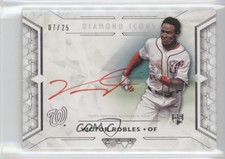 2018 Topps Diamond Icons Red Ink Auto 7/25 Victor Robles #RIA-VR Auto 1s4s