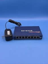 NETGEAR-ProSafe 8 Port Gigabit Switch GS108 V3 With Power Cable