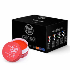 RedOne Red Aqua Hair Wax Full Force 150ml Pack of 48 PC 1 BOX