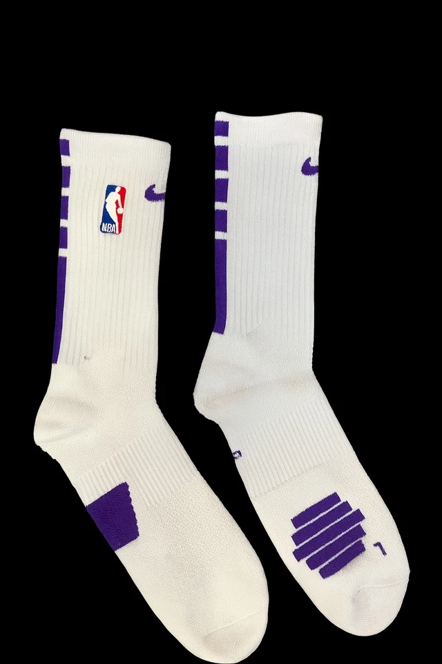Nike Elite NBA Crew Calcetines Dri-Fit Medianos Grandes 1 par Púrpura Baloncesto Envío Rápido  Foto 2 de 2