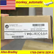 New Factory Sealed AB 1769-OW16 SER A CompactLogix Relay Output Module 1769OW16