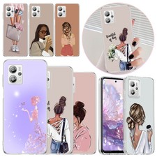 Sweet Girls Design Phone Case For Motorola Moto E15 G06 G86 Edge 70 Rubber Cover