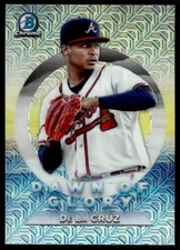 2020 Bowman Chrome Dawn of Glory Mojo Refractor Jasseel De La Cruz Atlanta