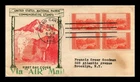 DR JIM STAMPS US COVER GRAND CANYON NATIONAL PARK FDC SCOTT 741 BLOCK OF 4