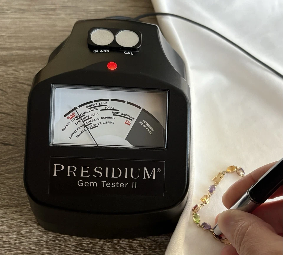 10K Yellow Gold Garnet, Topaz, Citrine, Peridot, Amethyst Bracelet 6.5inch 4.53g - Image 3 of 4