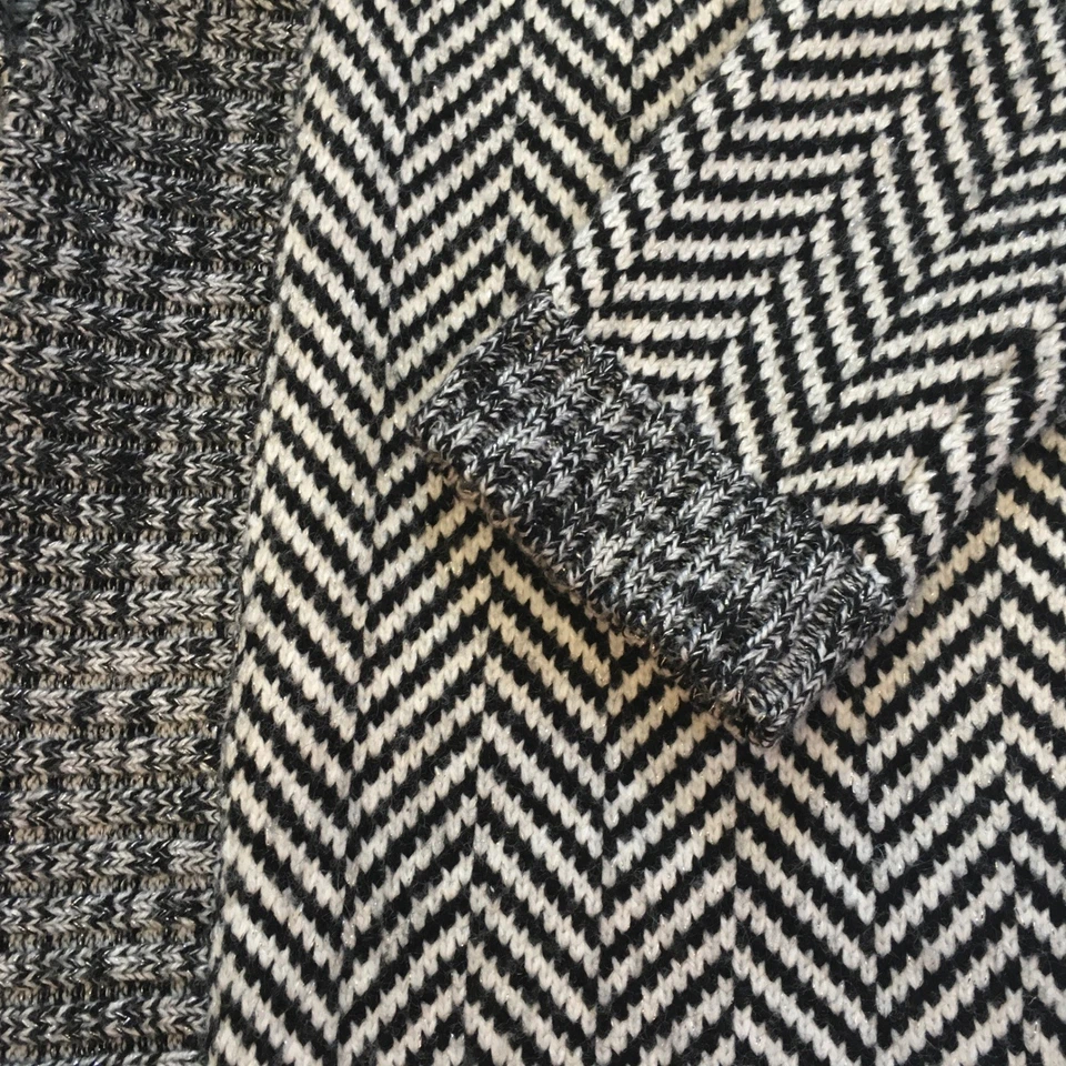 Suéter Cárdigan Largo Cuello Chal Espiga WHITE HOUSE BLACK MARKET XS Foto 4 de 4