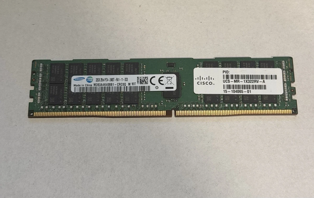 PC4-19200 (DDR4-2400) Bus Speed Server RAM 32 GB Capacity per