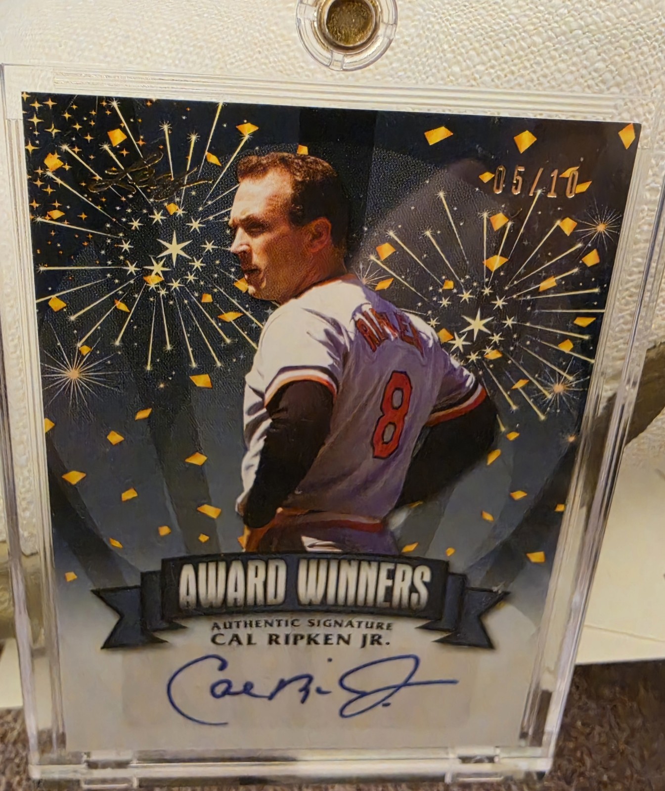 2014 CAL RIPKEN JR Leaf #AW-CRJ Award Winners Orioles HOF #5/10 - SSP🏆