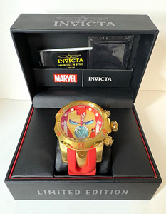 【世界4000本限定】 INVICTA×MARVEL アイアンマン コラボモデル Iron Man Invicta | eBay